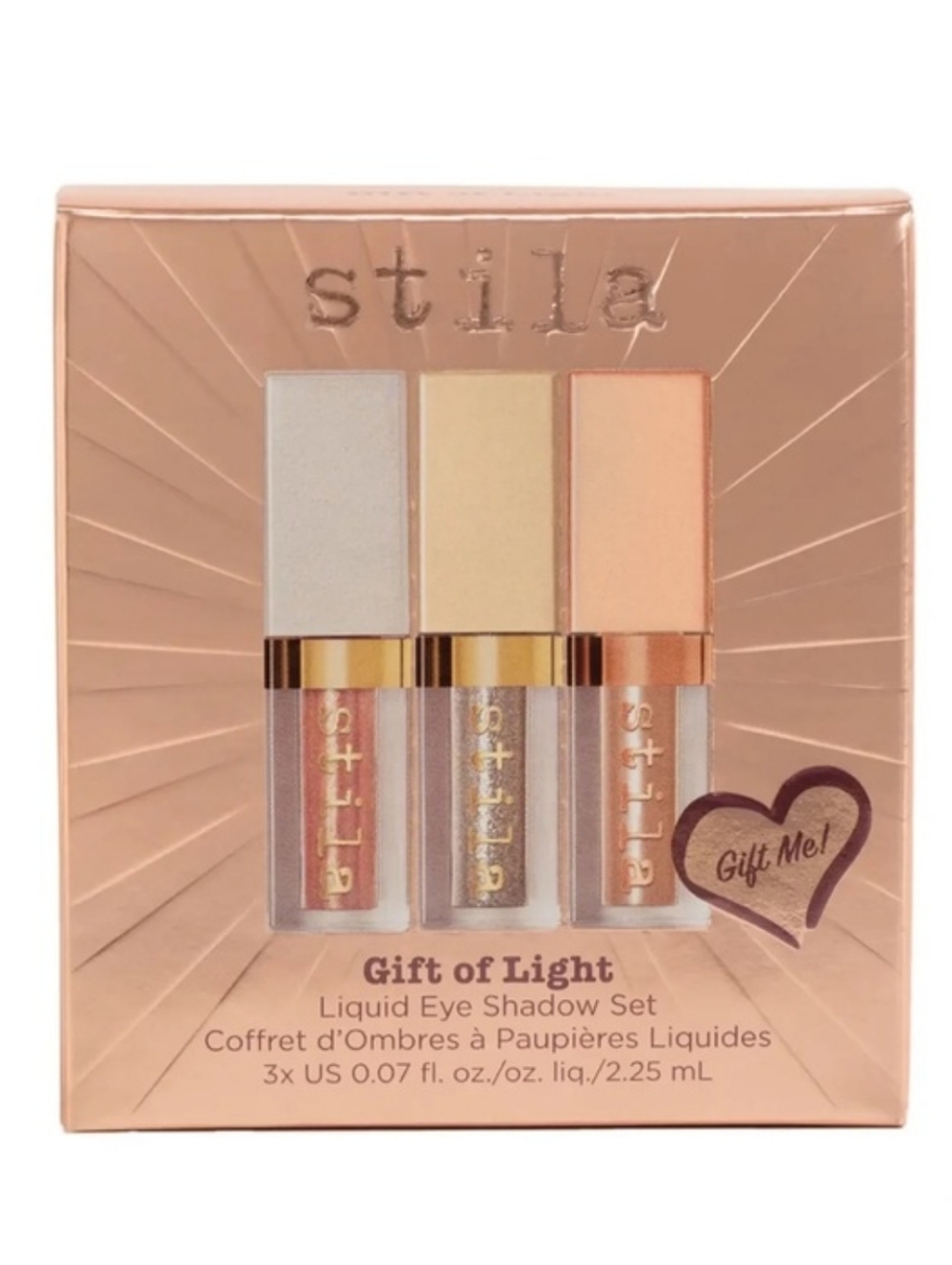 NIB Stila Gift of Light Liquid Eyeshadow Set 3 Pc - Picture 2 of 14